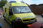 Paramedic Emergency Ambulance at Evesham Worcestershire