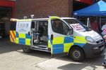 Mobile Police Station at Evesham Fire Station Emergency Services Day
